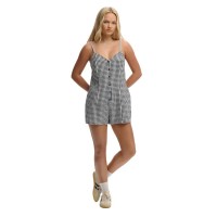 гащеризон,дамски,гащеризони,superdry,gingham,cami,playsuit,sleeveless,romper,grey,(navy,gingham)