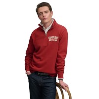 блуза,мъжки,пуловери,superdry,vintage,athletic,half,zip,sweatshirt,red,(prep,red)