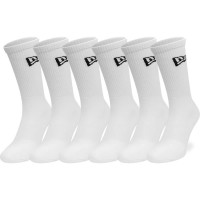 чорапи,мъжки,чорапи,дамски,чорапи,new,era,flag,crew,socks,6,pairs,white,(white)
