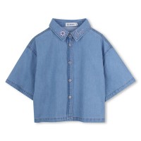 риза,с,къс,ръкав,дамски,ризи,мъжки,ризи,billieblush,u21747,short,sleeve,shirt,blue,(light,blue,denim)