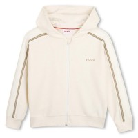 блуза,детски,блузи,hugo,g01012,full,zip,sweatshirt,beige,(raw)