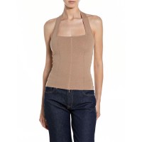 блуза,мъжки,пуловери,дамски,пуловери,replay,dk4214.000.g23778,sleeveless,sweater,brown,(brown,rice)
