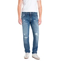 дънки,мъжки,панталони,дамски,панталони,replay,m914q,.000.141,102,jeans,blue,(medium,blue)