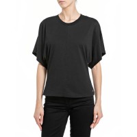 тениска,мъжки,тениски,дамски,тениски,replay,w3466c.000.20994,short,sleeve,t,shirt,black,(black)