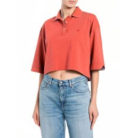 дамски,блузи,с,яка,мъжки,блузи,с,яка,replay,w3502,.000.23766g,short,sleeve,polo,orange,(nantucket,red)
