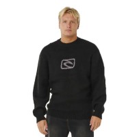 блуза,мъжки,пуловери,дамски,пуловери,rip,curl,inner,visions,knit,crew,sweater,black,(black)