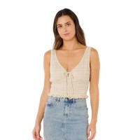 карирана,риза,дамски,ризи,мъжки,ризи,rip,curl,paradise,check,sleeveless,shirt,beige,(off,white)