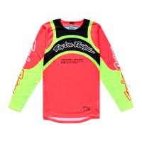 блуза,с,дълъг,ръкав,мъжки,тениски,дамски,тениски,troy,lee,designs,gp,pro,swerve,long,sleeve,jersey,red,(red,red,yellow)