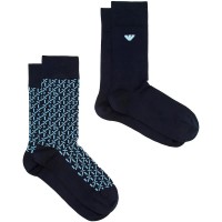 чорапи,мъжки,чорапи,дамски,чорапи,emporio,armani,em000543,af20087,short,socks,2,pairs,blue,(arm.blue,logo,armb)