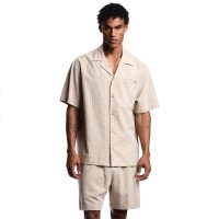 риза,с,къс,ръкав,дамски,ризи,мъжки,ризи,emporio,armani,em000593,af20430,short,sleeve,shirt,beige,(stone)