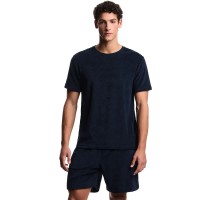 тениска,мъжки,тениски,дамски,тениски,emporio,armani,em000692,af20449,short,sleeve,t,shirt,blue,(eagle+lines,arm.blue)