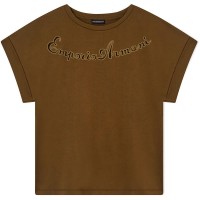 тениска,мъжки,тениски,дамски,тениски,emporio,armani,ew000616,af20243,short,sleeve,t,shirt,brown,(dark,olive)