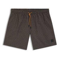 бански,гащета,мъжки,бански,костюми,boss,vibe,10261220,swimming,shorts,brown,(black)