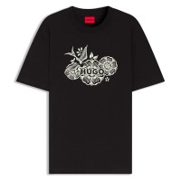 тениска,мъжки,тениски,дамски,тениски,hugo,dangen,short,sleeve,t,shirt,black,(black)