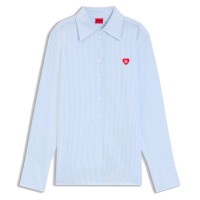 дамски,блузи,hugo,erselia,10277310,long,sleeve,blouse,blue,(open,miscellaneous)