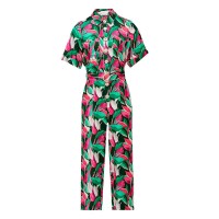 гащеризон,дамски,гащеризони,salsa,jeans,21011091,short,sleeve,jumpsuit,multicolor,(dark,pink,v1)