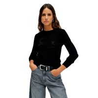 блуза,мъжки,пуловери,дамски,пуловери,salsa,jeans,21011171,sweater,black,(black)