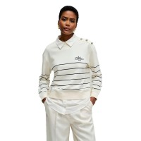 блуза,дамски,блузи,salsa,jeans,stripped,twofer,sweatshirt,beige,(light,beige)