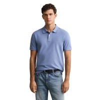дамски,блузи,с,яка,мъжки,блузи,с,яка,gant,reg,shield,short,sleeve,polo,blue,(faded,denim)