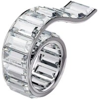 бижутерия,swarovski,5610742,ring,silver,(grey)