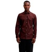 риза,с,дълъг,ръкав,дамски,ризи,мъжки,ризи,jack,&,jones,joe,plain,long,sleeve,shirt,brown,(bitter,chocolate)