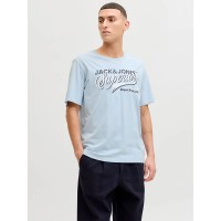 тениска,мъжки,тениски,дамски,тениски,jack,&,jones,logo,short,sleeve,t,shirt,blue,(celestial,blue)
