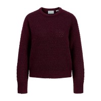блуза,мъжки,пуловери,дамски,пуловери,jack,&,jones,milly,structure,sweater,red,(winetasting)