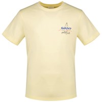 тениска,мъжки,тениски,дамски,тениски,gant,2003404,short,sleeve,t,shirt,yellow,(vanilla,yellow)