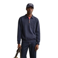 блуза,мъжки,пуловери,gant,2067130,half,zip,sweatshirt,blue,(evening,blue)