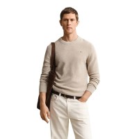 блуза,мъжки,пуловери,дамски,пуловери,gant,8030291,sweater,beige,(oat,melange)