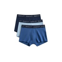 боксерки,мъжко,бельо,gant,902613003,trunk,boxers,3,units,blue,(vintage,blue)