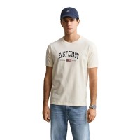тениска,мъжки,тениски,дамски,тениски,gant,spray,graphic,short,sleeve,t,shirt,beige,(cream)