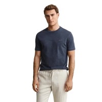 тениска,мъжки,тениски,дамски,тениски,gant,washed,slub,short,sleeve,t,shirt,blue,(evening,blue)