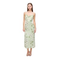 рокля,дамски,поли,и,рокли,vila,ravenna,sleeveless,midi,dress,green,(bok,choy,egret,flowers)