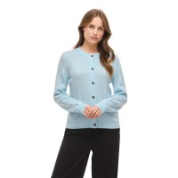 жилетка,дамски,пуловери,дамски,плетени,дрехи,vila,violi,o,neck,rib,knit,cardigan,blue,(nantucket,breeze,melange)