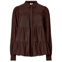 дамски,блузи,yas,pala,long,sleeve,blouse,brown,(coffee,bean)