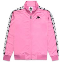 яке,дамски,анцузи,kappa,wanniston,slim,222,banda,tracksuit,jacket,pink,(pink,prism,black)