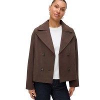 яке,мъжки,якета,дамски,якета,и,палта,vero,moda,vinceline,short,jacket,brown,(chocolate,brown)