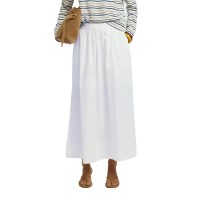 пола,дамски,поли,и,рокли,selected,blair,ankle,slit,high,waist,midi,skirt,white,(bright,white)