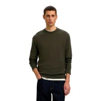 блуза,мъжки,пуловери,дамски,пуловери,selected,torino,knit,sweater,green,(forest,night)