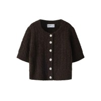 жилетка,мъжки,пуловери,дамски,пуловери,name,it,nalisa,loose,knit,cardigan,black,(mole)