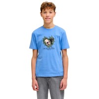 тениска,мъжки,тениски,дамски,тениски,jack,&,jones,catskills,skull,short,sleeve,t,shirt,blue,(marina)