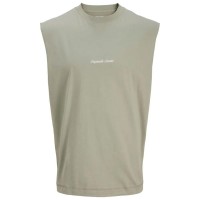 тениска,мъжки,тениски,дамски,тениски,jack,&,jones,norrebro,emb,sleeveless,t,shirt,green,(seagrass)