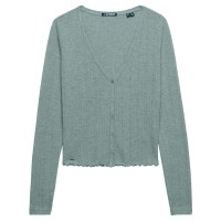 жилетка,мъжки,пуловери,дамски,пуловери,superdry,athletic,essential,pointelle,cardigan,green,(grey,marl)