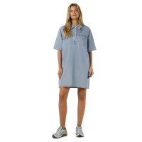 рокля,дамски,поли,и,рокли,noisy,may,inide,short,sleeve,short,dress,blue,(light,blue,denim)