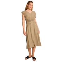 рокля,дамски,поли,и,рокли,tom,tailor,1051257,dress,brown,(silver,olive)