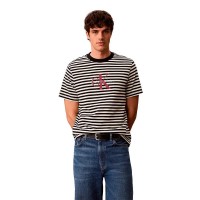 тениска,мъжки,тениски,дамски,тениски,calvin,klein,jeans,lv04rd204g,short,sleeve,t,shirt,black,(black)