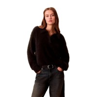 дънки,дамски,блузи,с,яка,мъжки,блузи,с,яка,calvin,klein,jeans,soft,relaxed,fit,long,sleeve,polo,black,(pirate,black)