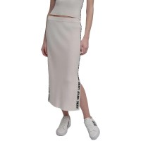пола,дамски,поли,и,рокли,dkny,side,logo,midi,skirt,white,(ivory,black,white)