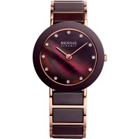 часовник,часовници,bering,11435,765,woman,watch,refurbished,golden,(brown,brown)